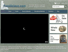 Tablet Screenshot of fossilicious.com